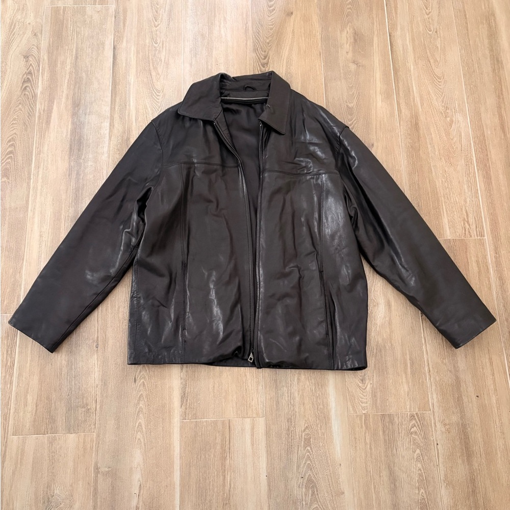 Sergio Beninni Black Genuine Leather Jacket